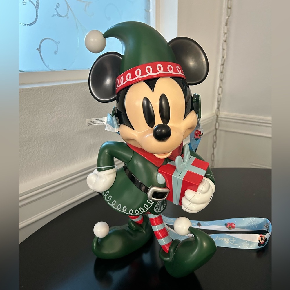Disneyland Mickey Mouse Elf Christmas Popcorn Bucket 2024 Brand New